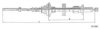 CABOR 10.386 Clutch Cable
